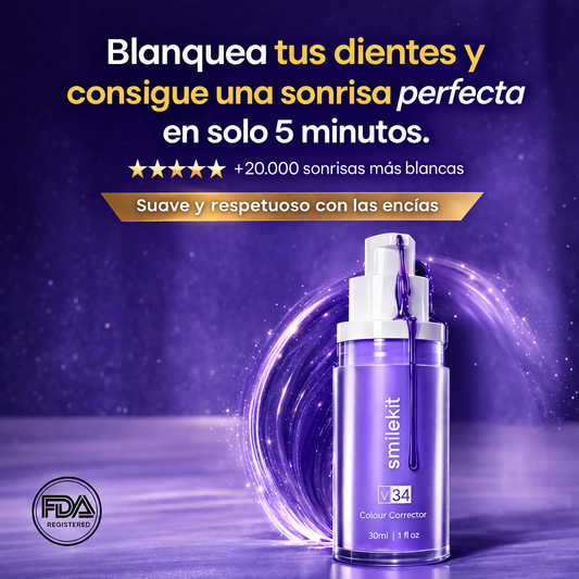 Smilekit®-Blanqueador Dental V34+
