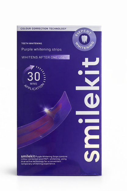 Pack Tiras Blanqueadoras Moradas Smilekit®