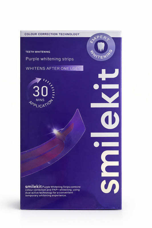 Pack Tiras Blanqueadoras Moradas Smilekit®